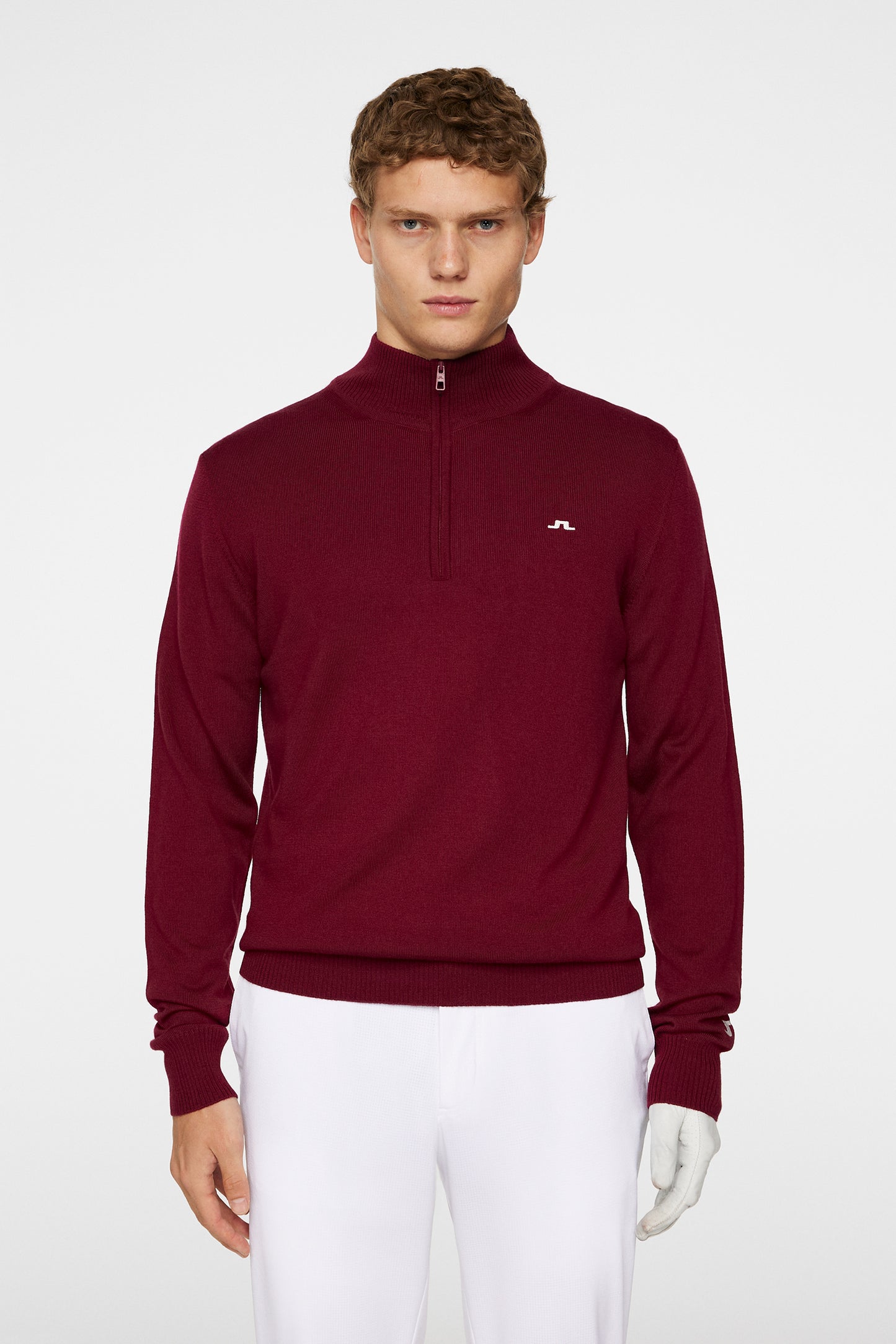 Kian Zipped Sweater / Cabernet