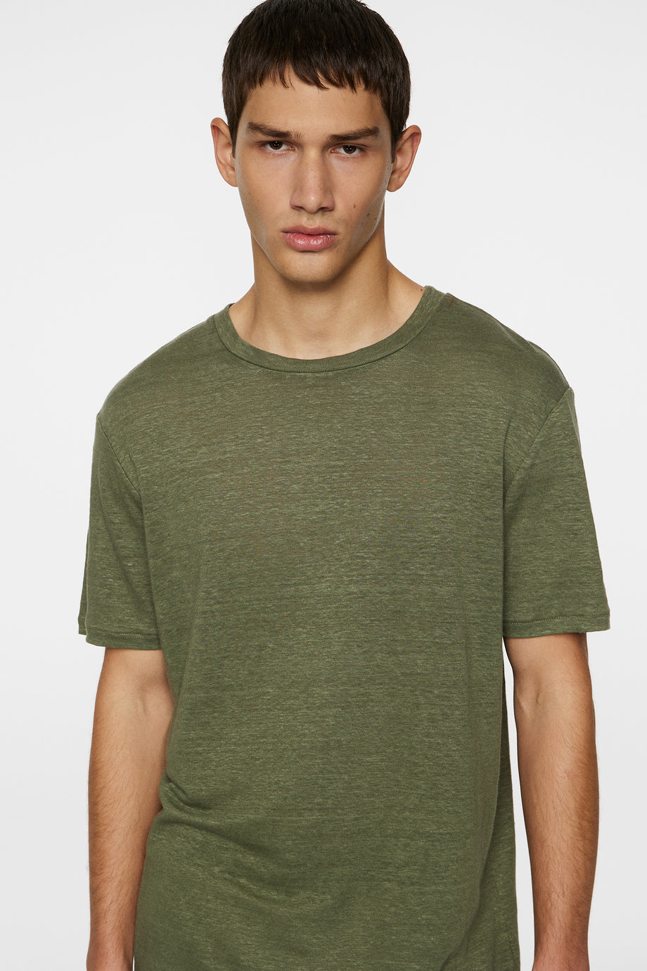 Coma Linen Tee / Olivine