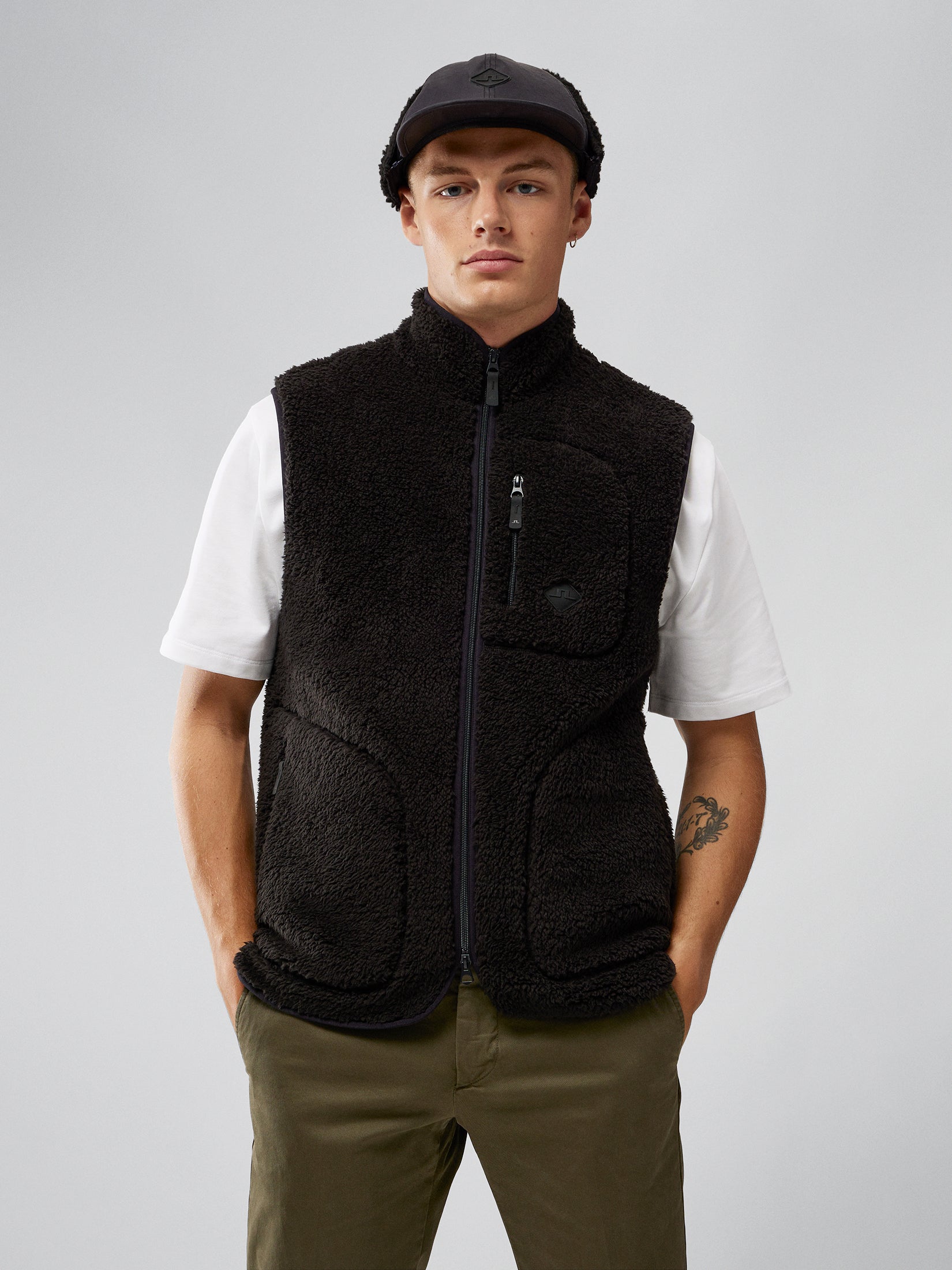 Pile cheap fleece vest