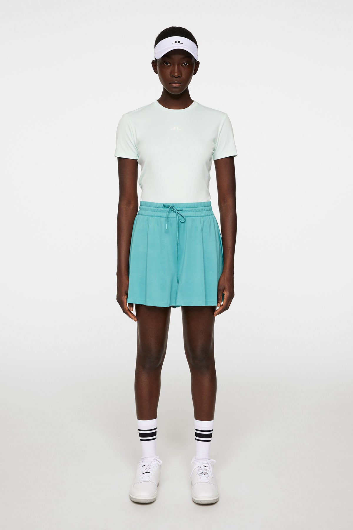 Billie Wide Jersey Shorts / Teal