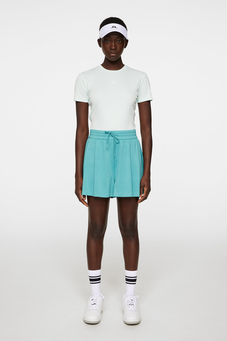 Billie Wide Jersey Shorts / Teal