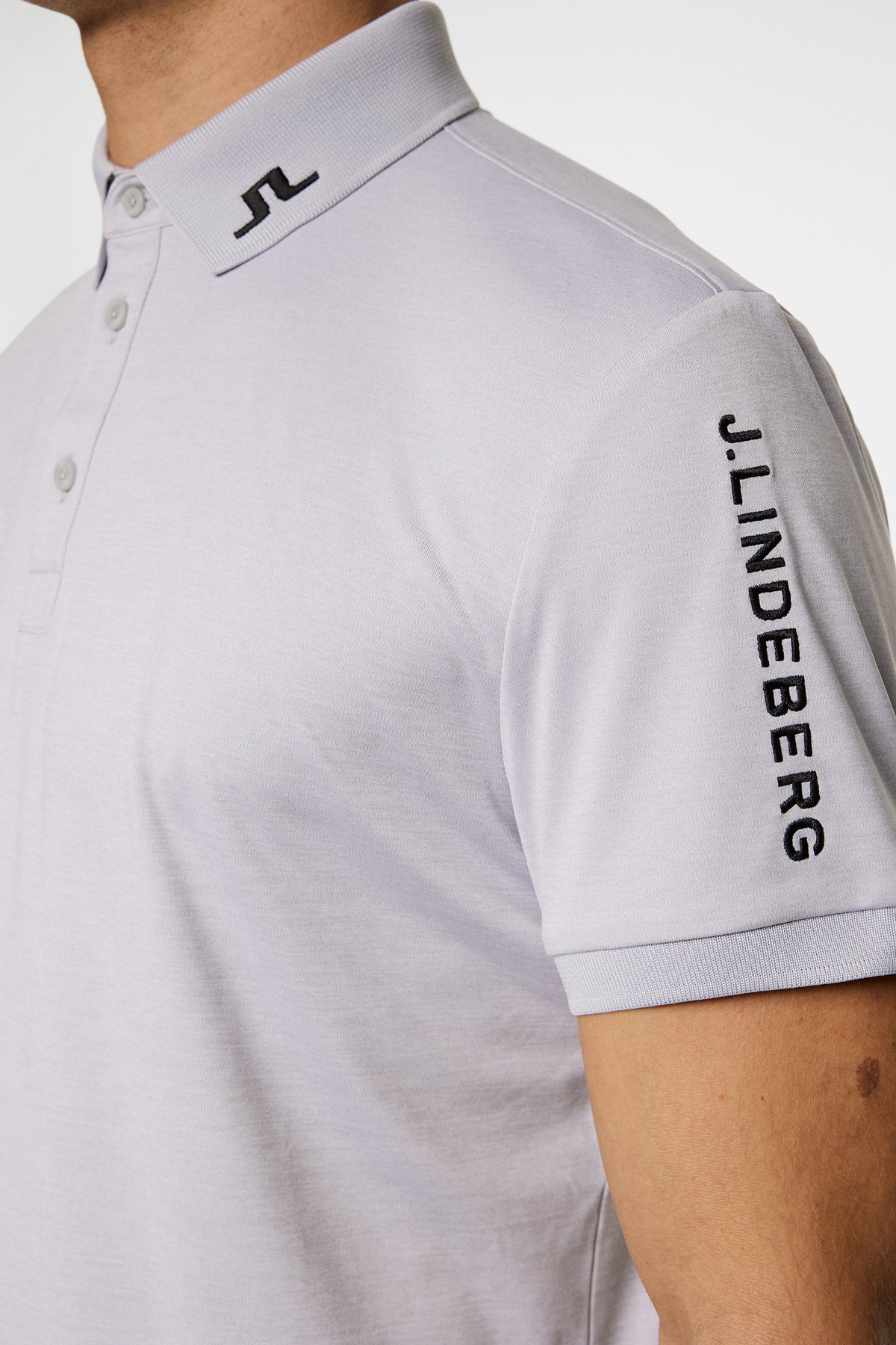 Tour Tech Polo / Light Grey Melange