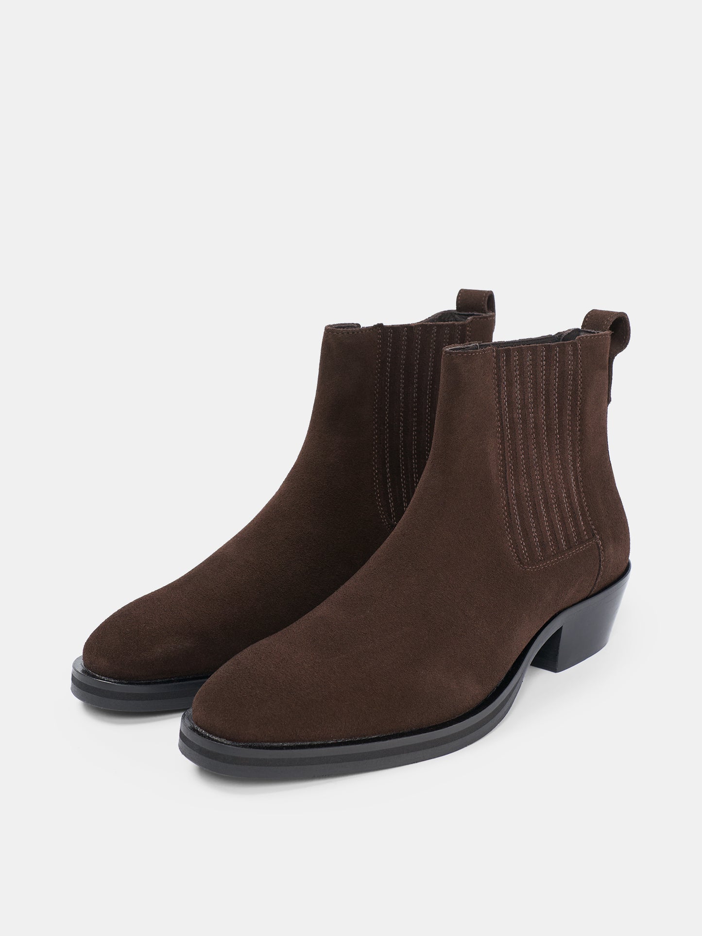 Jesse Western Suede Boot / Brown