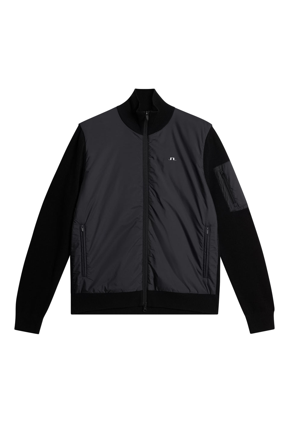 Beck Knitted Hybrid Jacket / Black