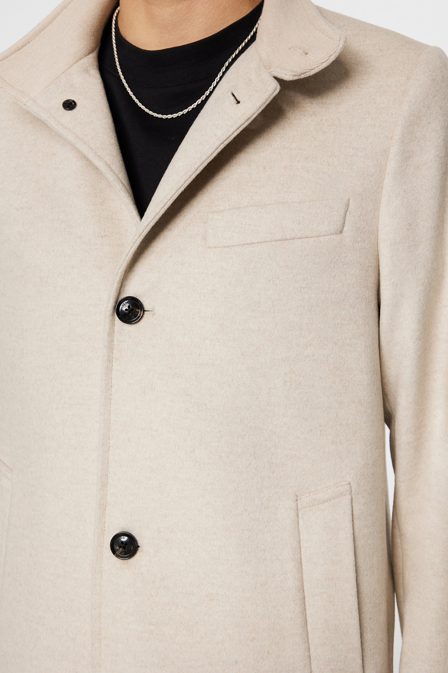 Jesse Melton Cashmere coat / Moonbeam