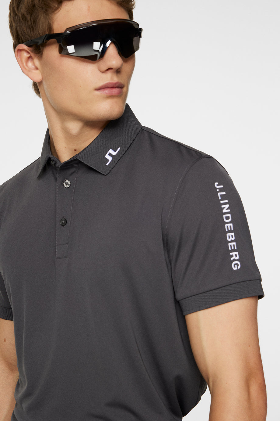 Tour Tech Slim Fit Polo / Asphalt