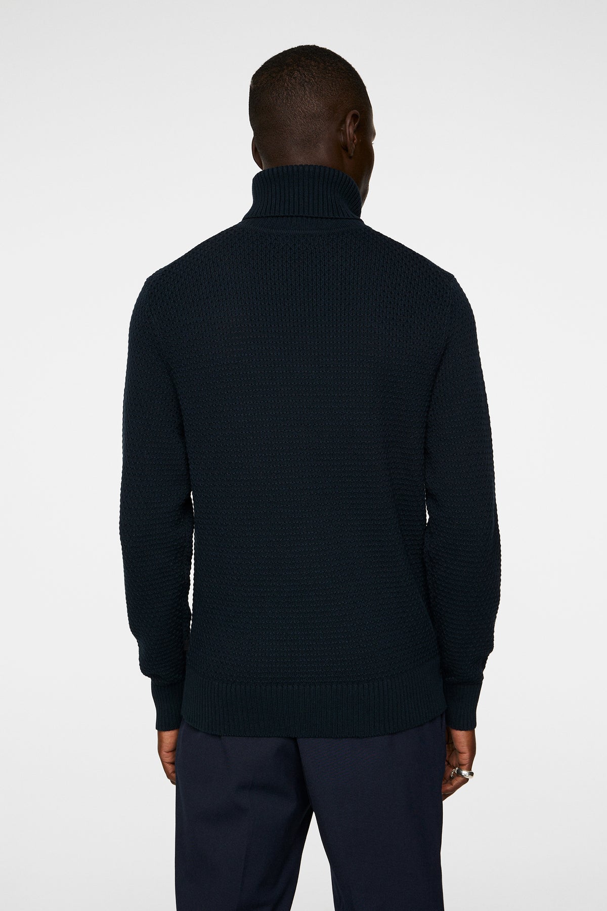 Olivero Turtleneck Sweater / JL Navy