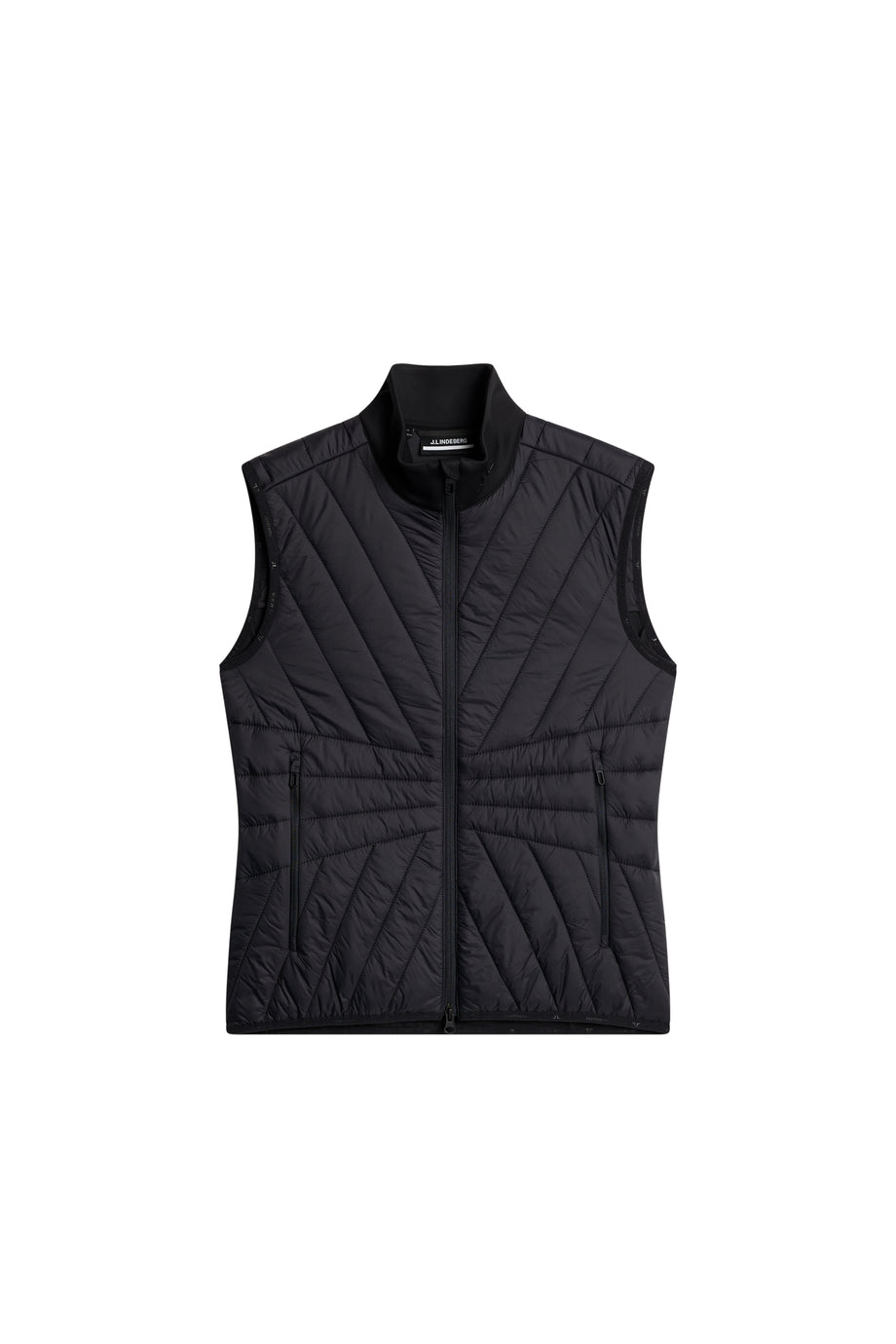 Holma Quilt Hybrid Vest / Black