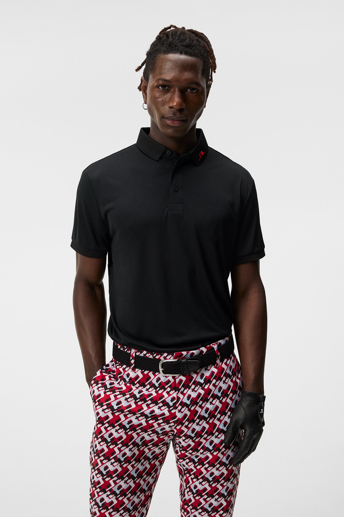 KV Regular Fit Print Polo / Black