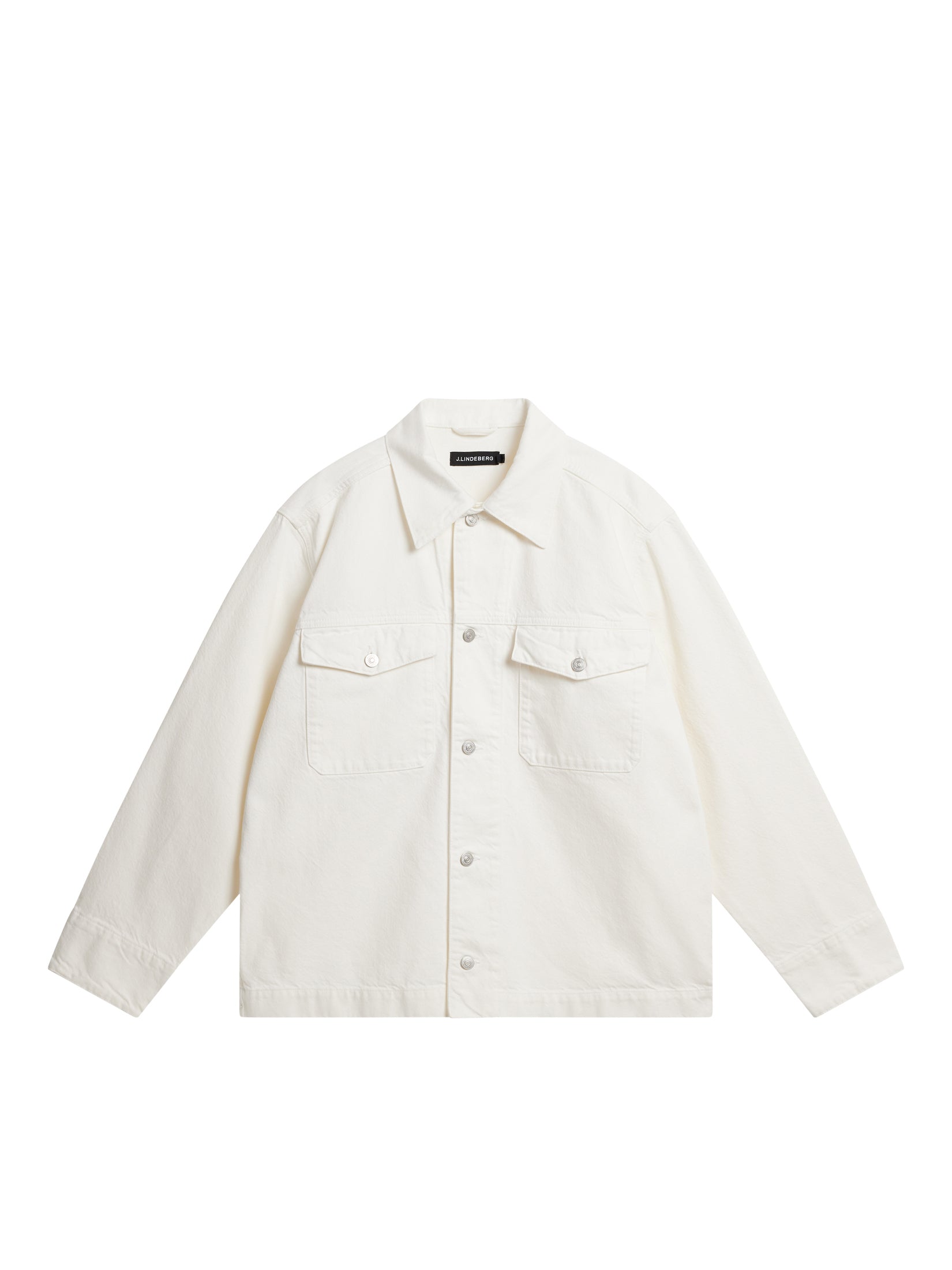 Hunt Ecru Denim Overshirt / Cloud White – J.Lindeberg