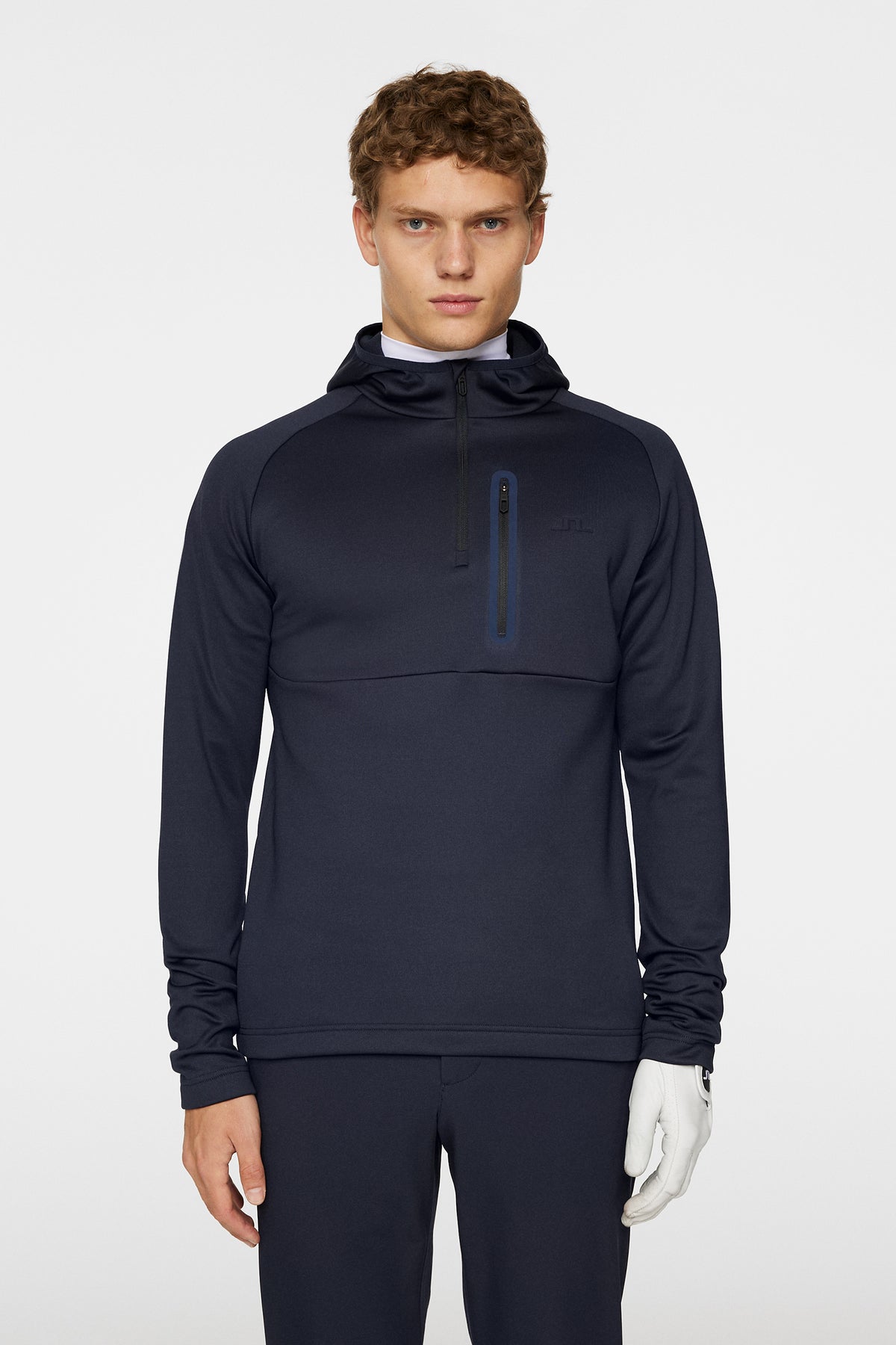 Adam Quarter Zip Hood / JL Navy