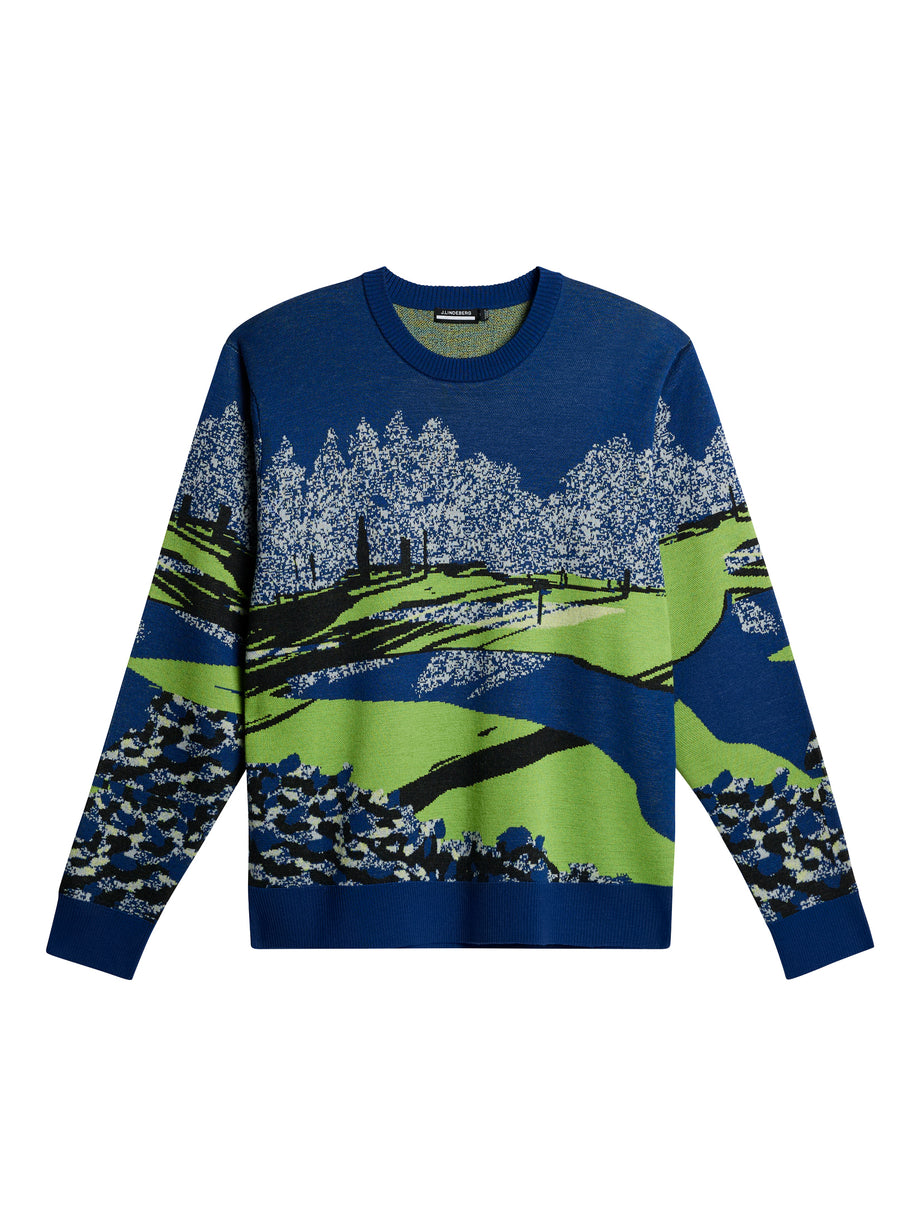 Alexander Jacquard Sweater / Watercolor Jacquard Estate