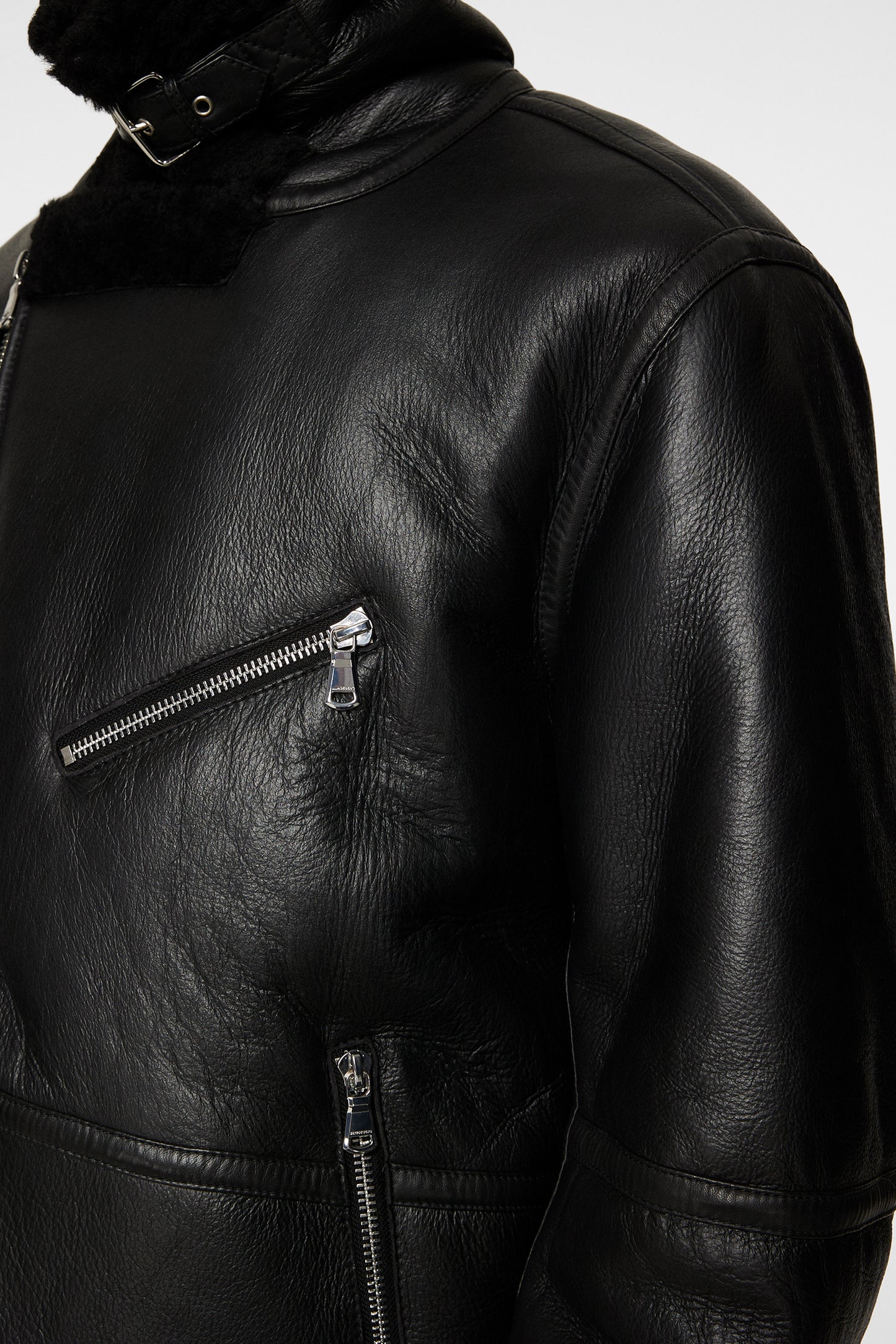 Sutton Shearling Jacket / Black