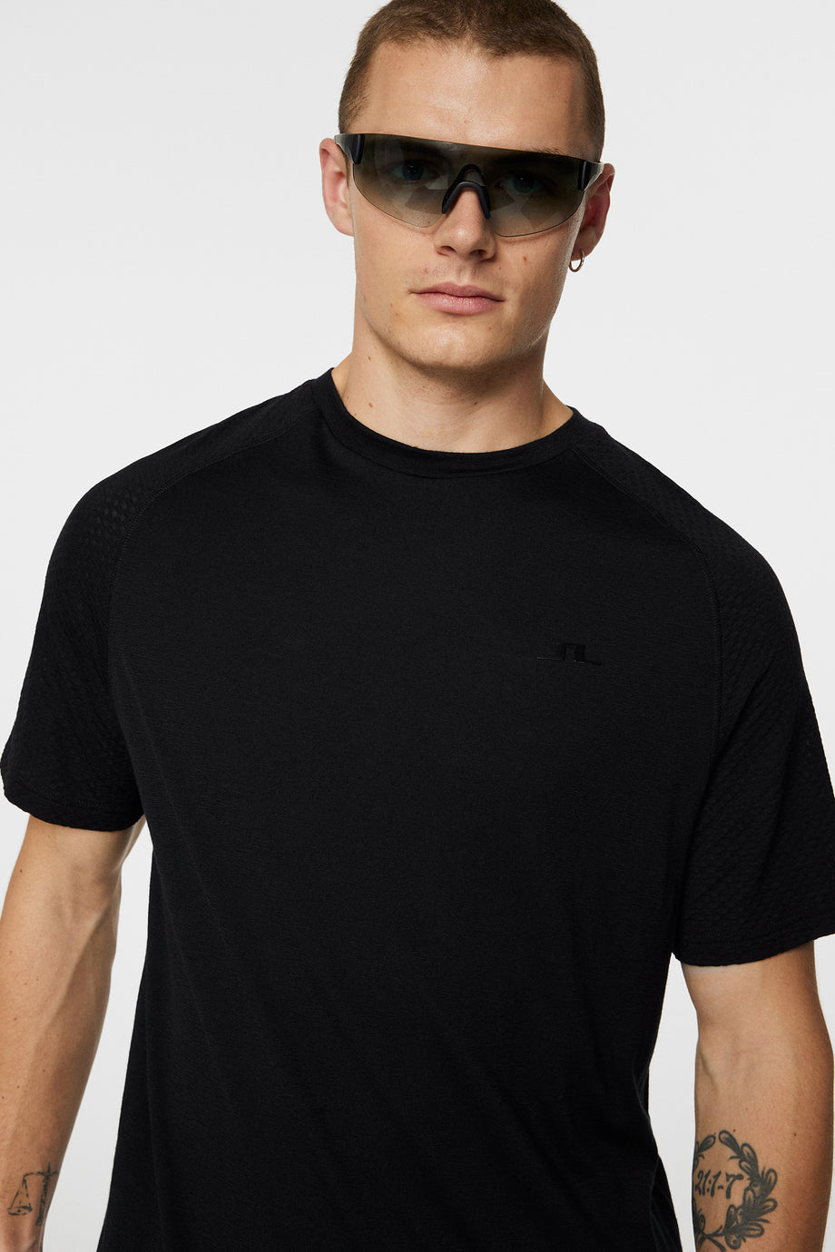 Brent Wool T-shirt / Black