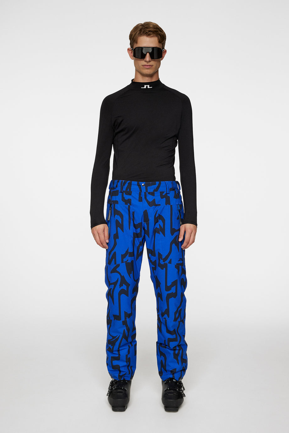 Clarke Pant Printed / Glitch Bridge Blue