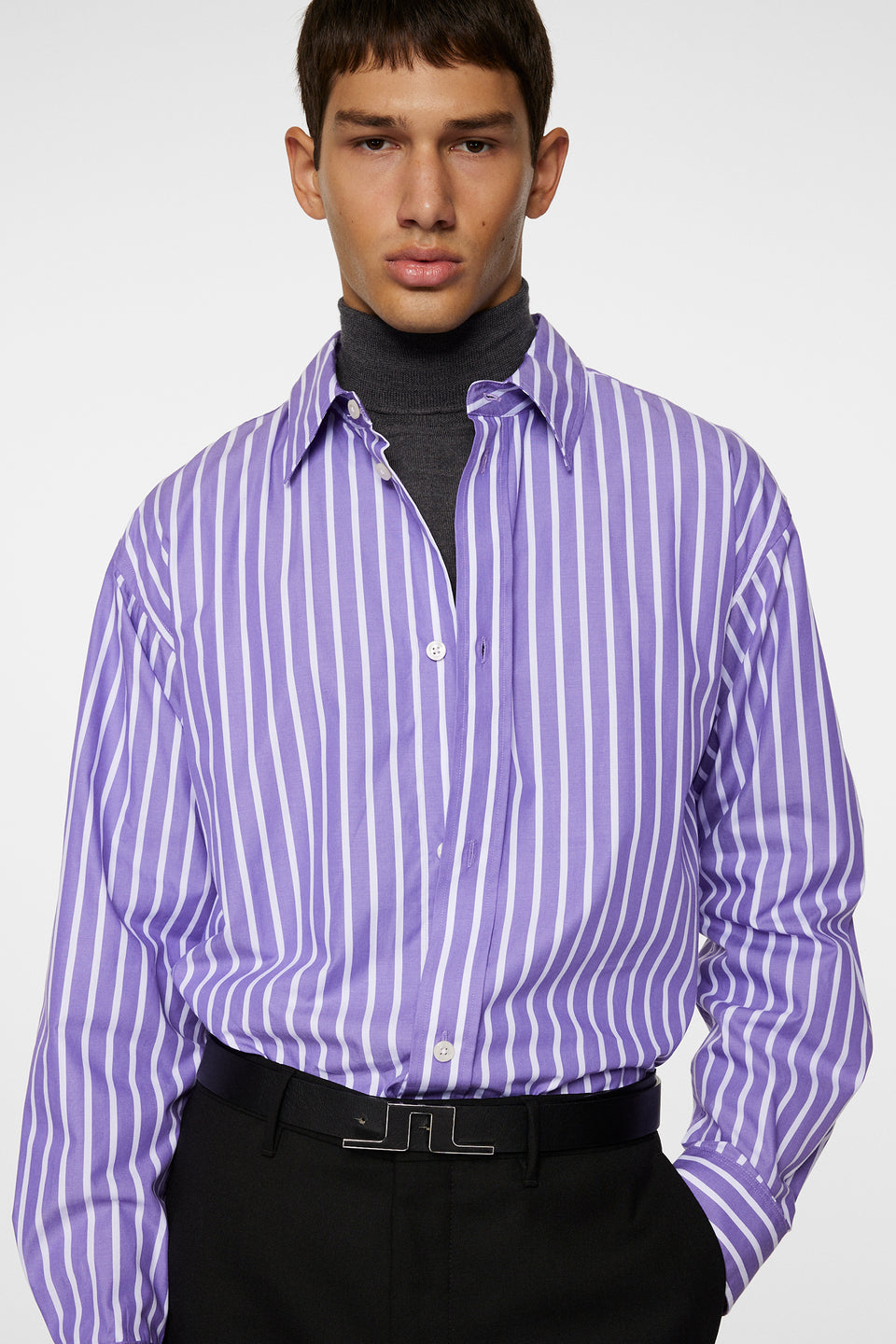 Howard Bold YD Stripe Shirt / Bougainvillea