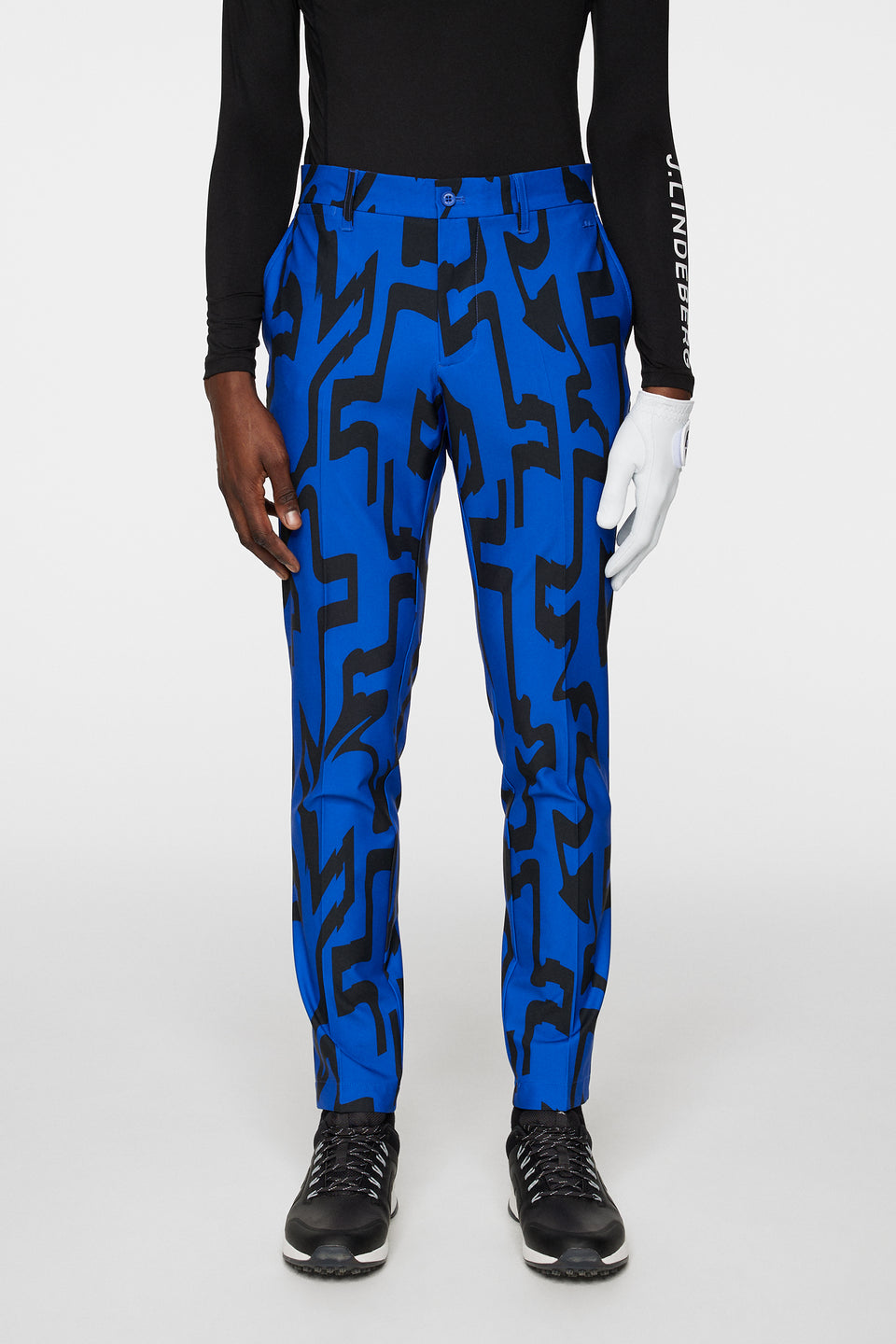 Ellott Print Pant / Glitch Bridge Blue