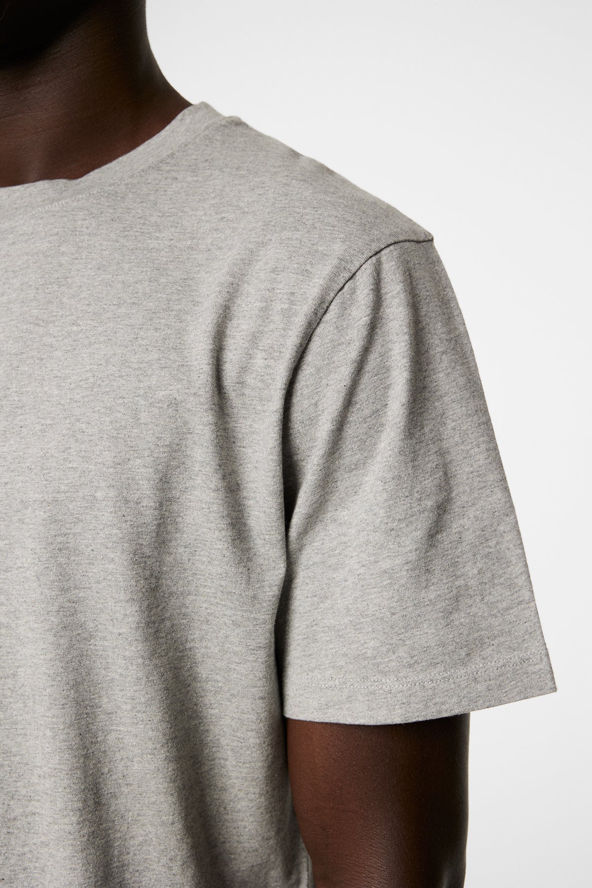 Sid Basic T-Shirt / Light Grey Melange