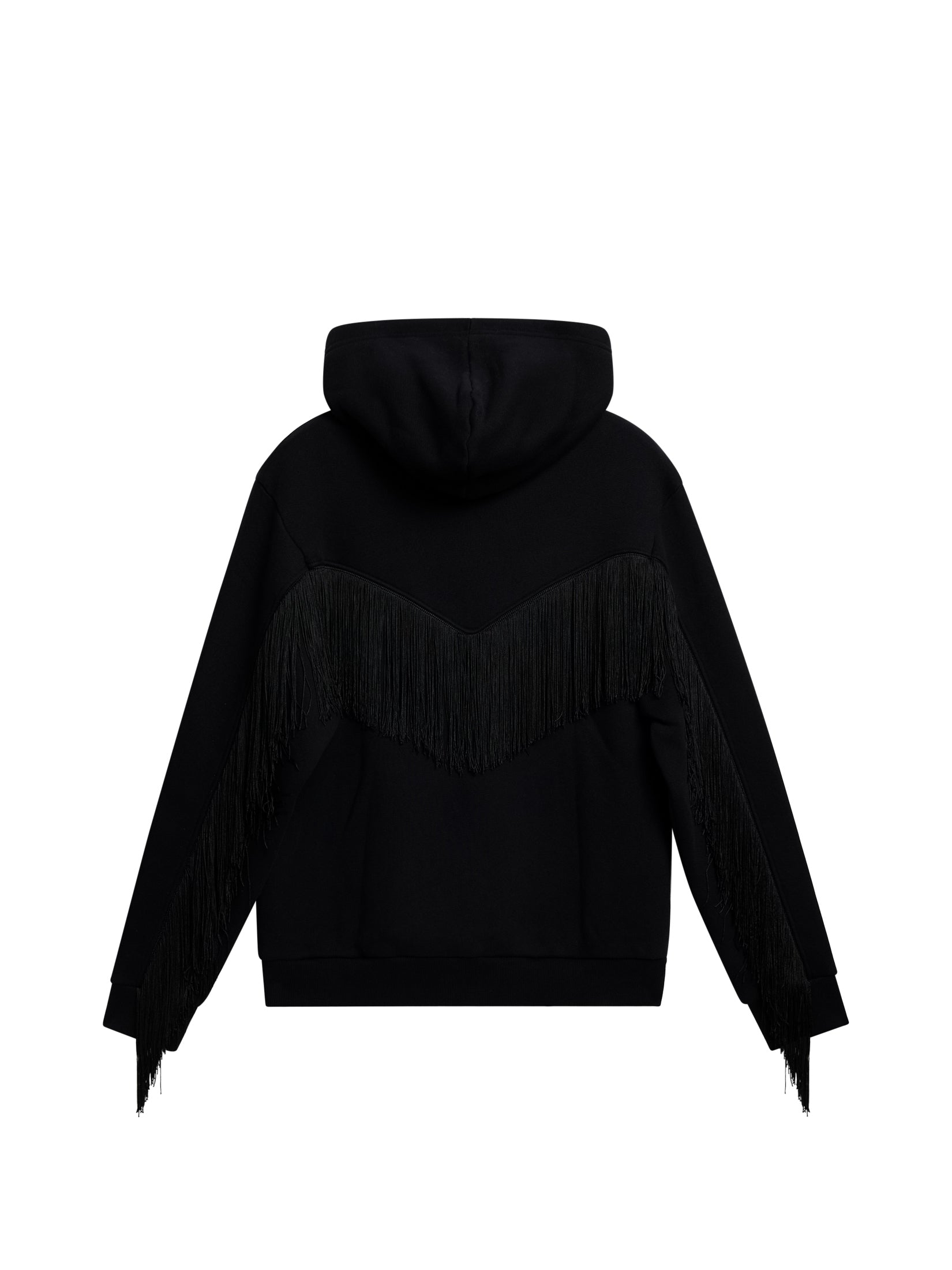 Hoodie with cheap fringes