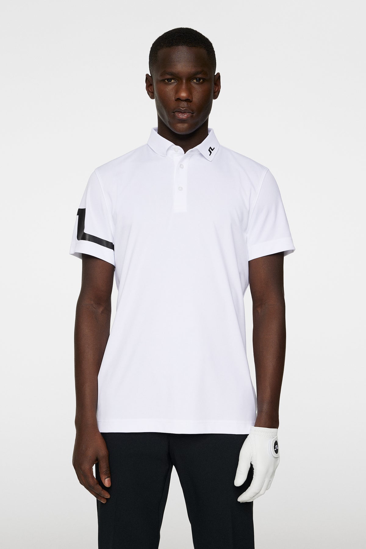 Heath Regular Fit Golf Polo / White