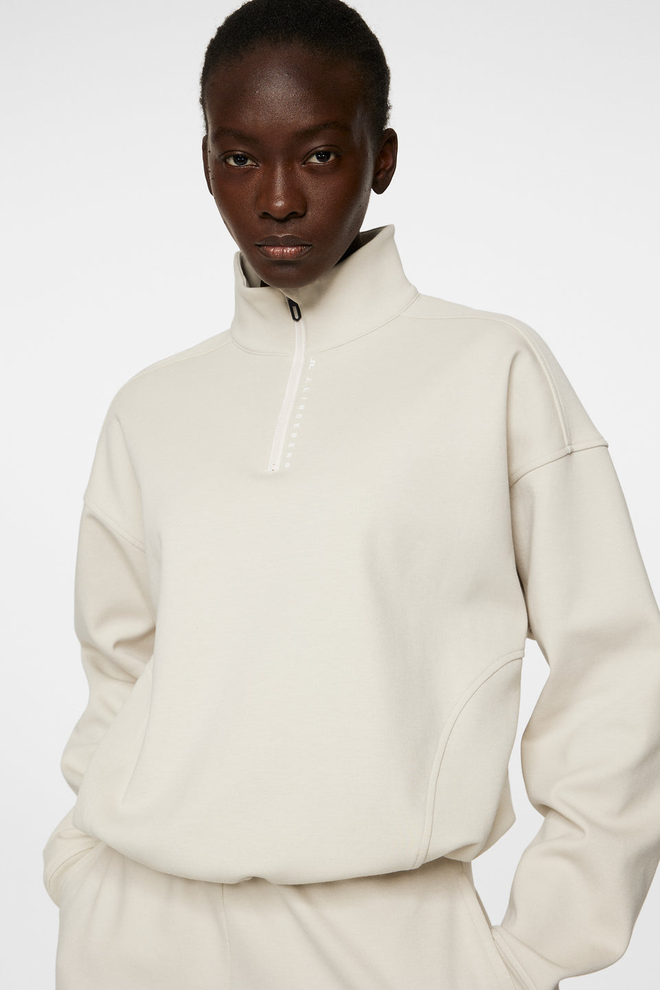 Elin Zip Sweatshirt / Moonbeam