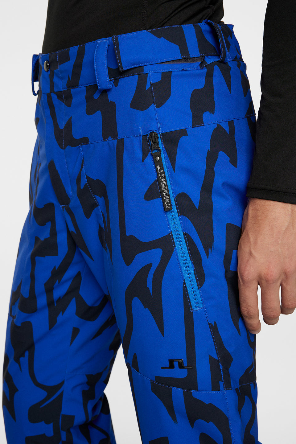 Clarke Pant Printed / Glitch Bridge Blue