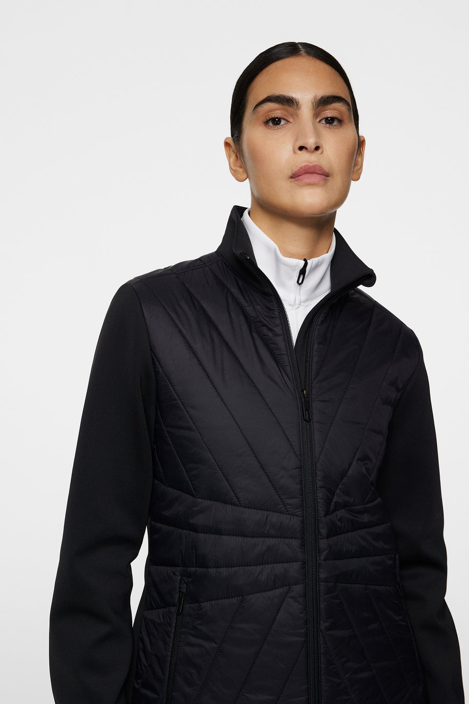 Holma Quilt Hybrid Jacket / Black