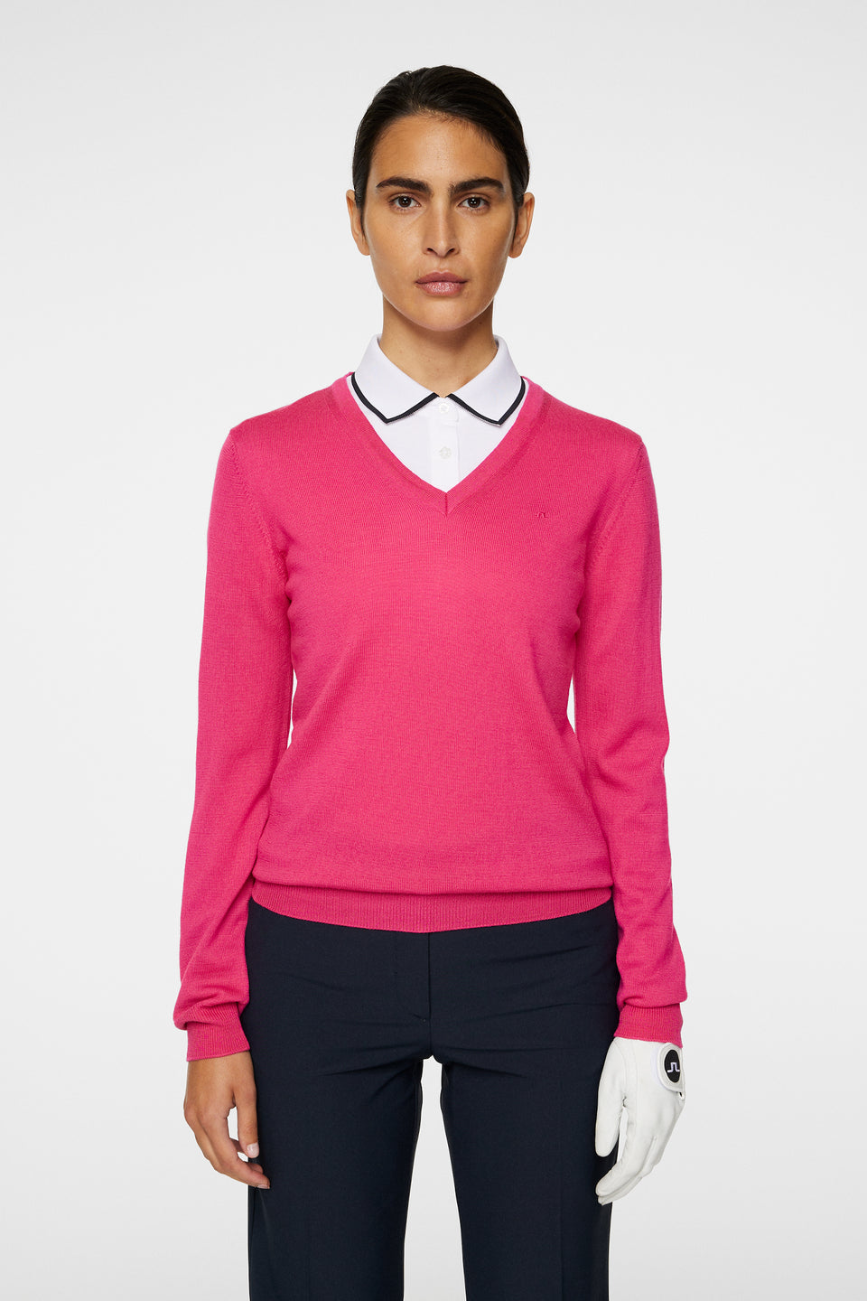 Amaya Knitted Sweater / Pink Peacock