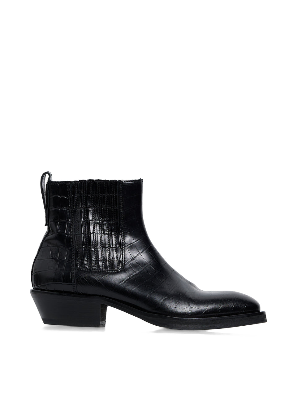 Jesse Western Croc Boots / Black