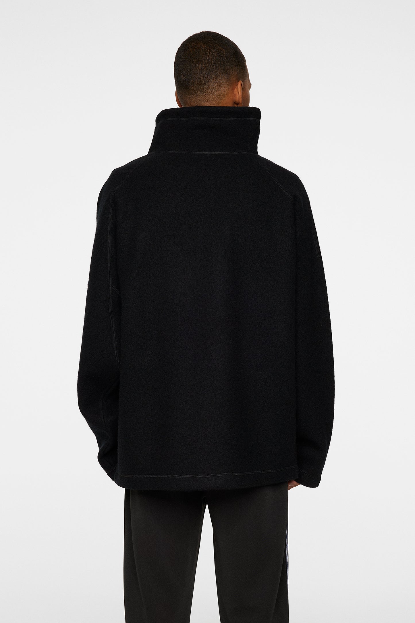 Armond Wool Anorak Sweater / Black