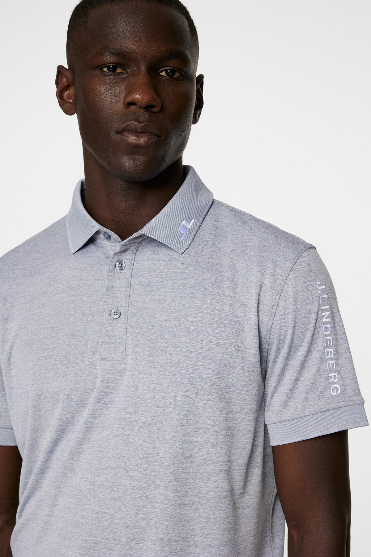 Tour Tech Reg Fit Polo / Medium Grey Melange