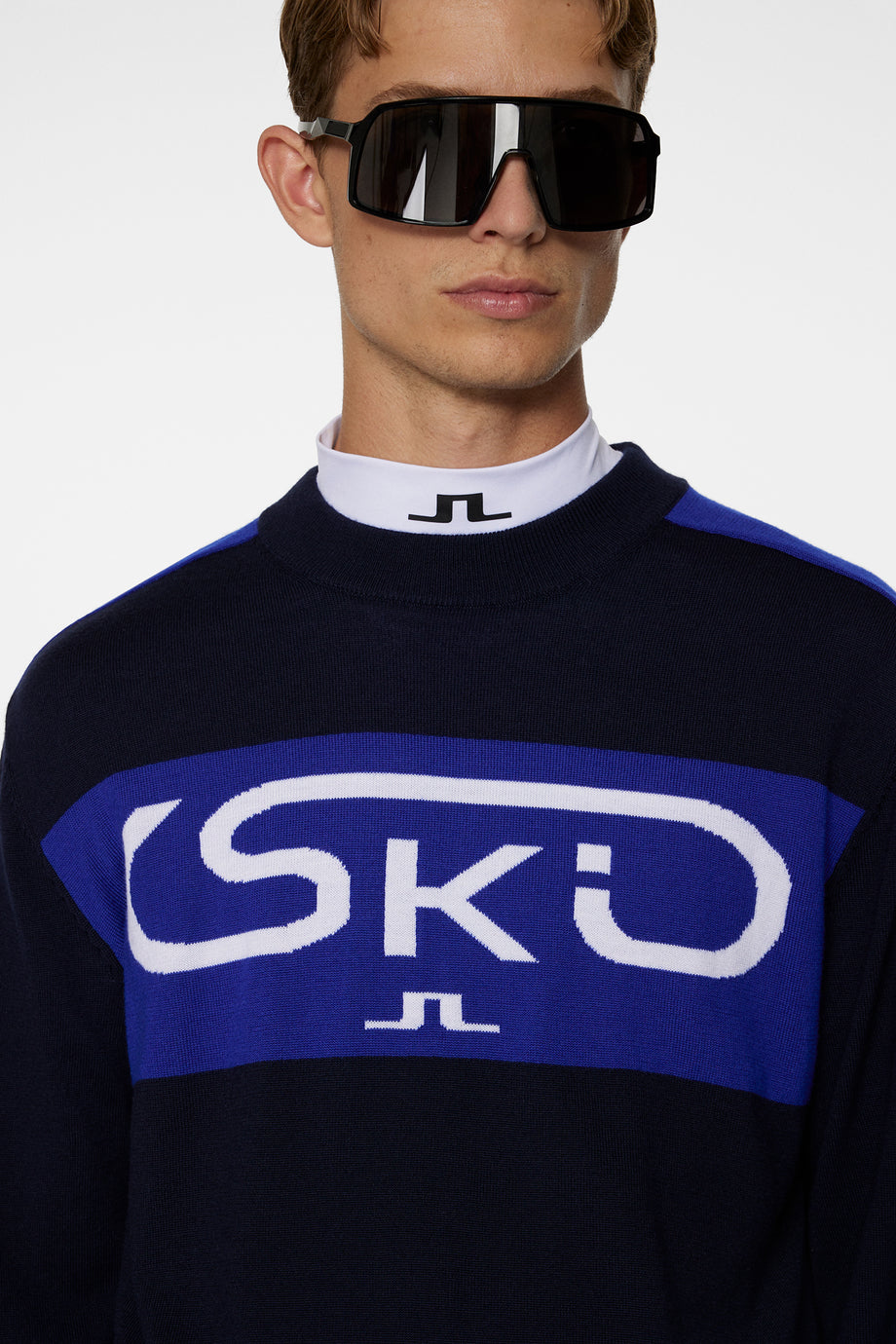 Kirby Knitted Sweater / JL Navy