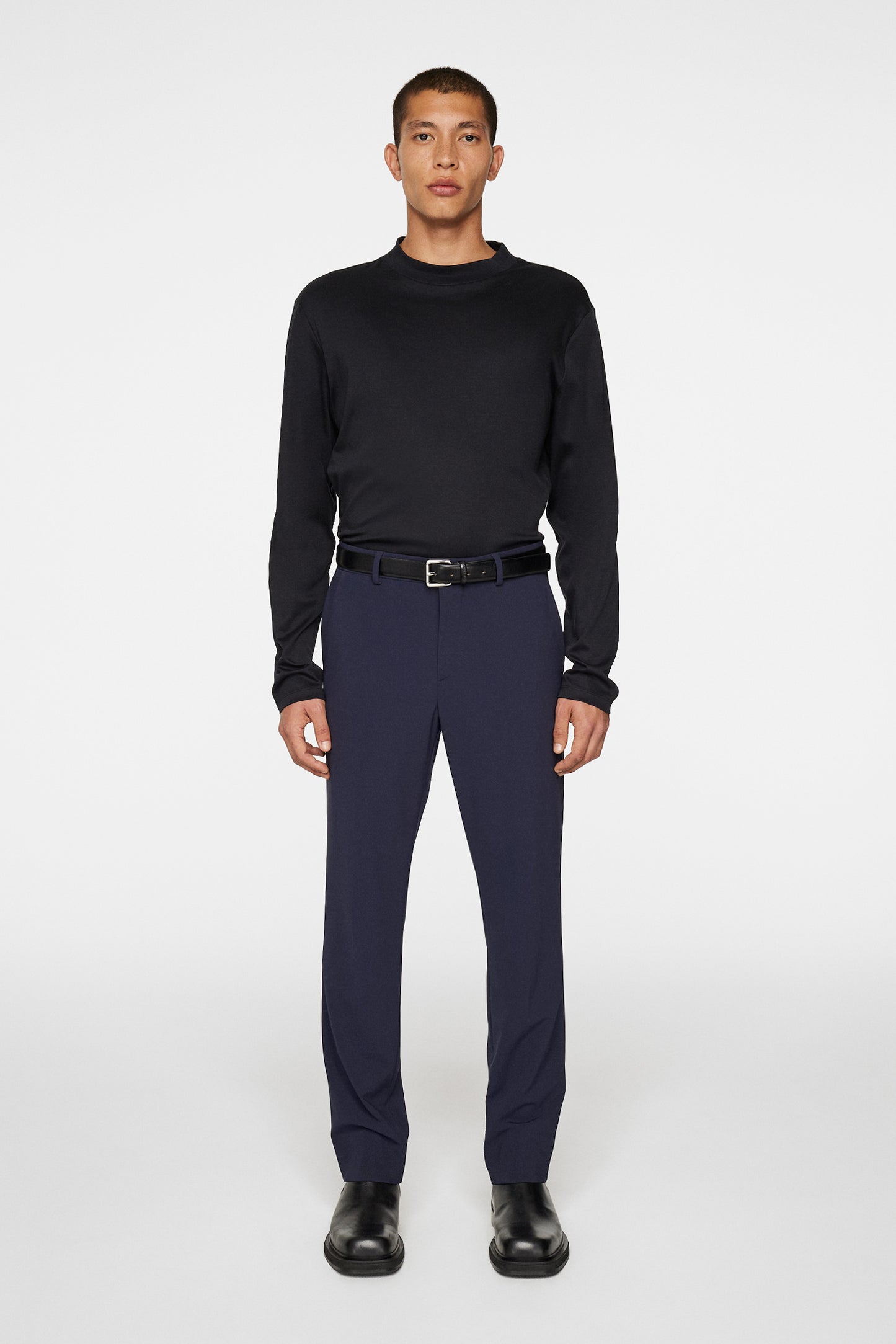 Lois Bonded Jersey Pants / JL Navy