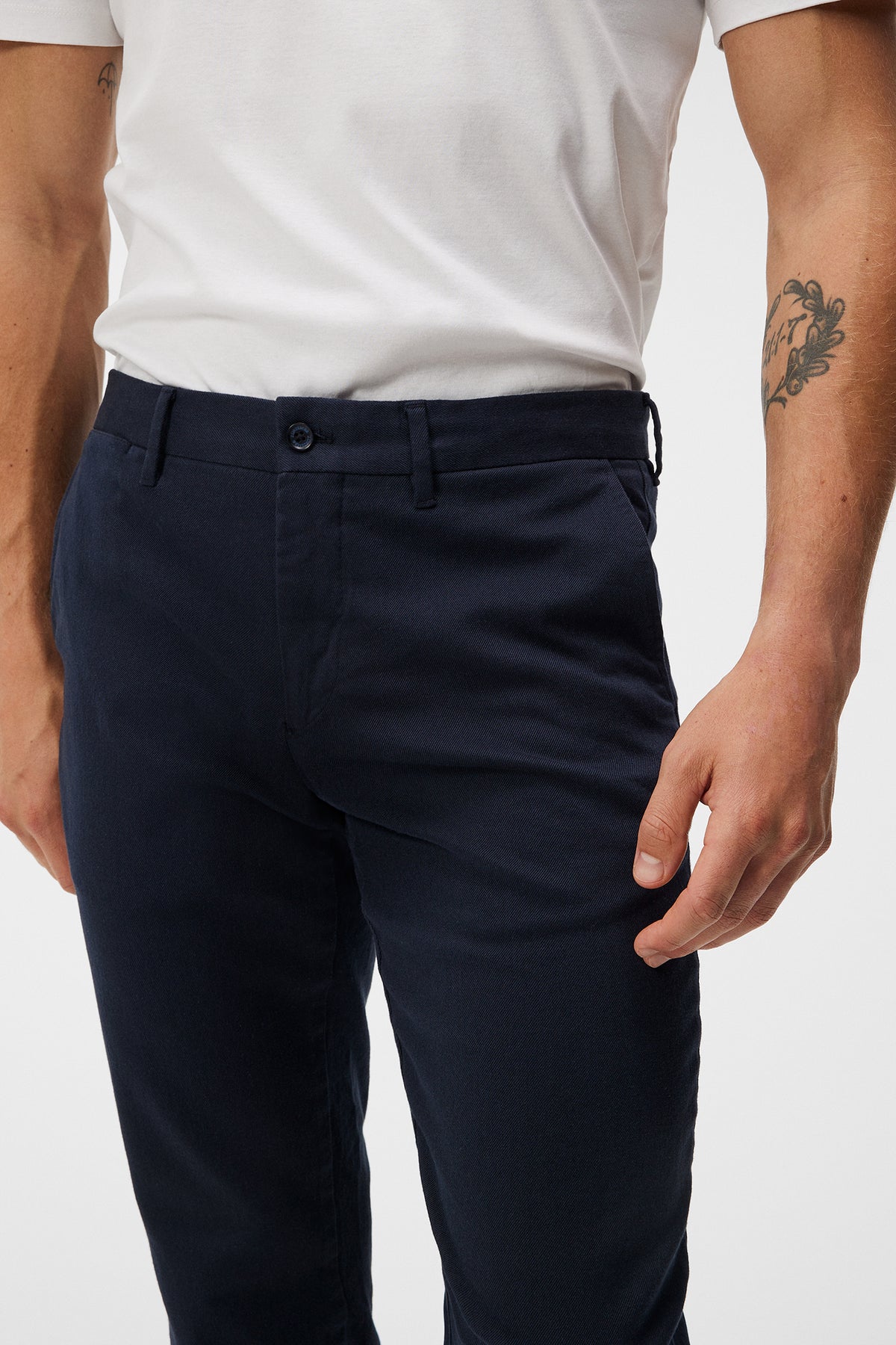 Chaze Flannel Twill Pants / JL Navy