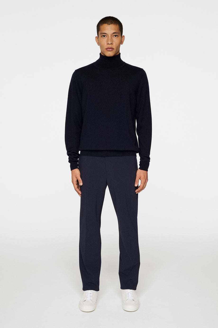 Kaden Merino Turtleneck / JL Navy