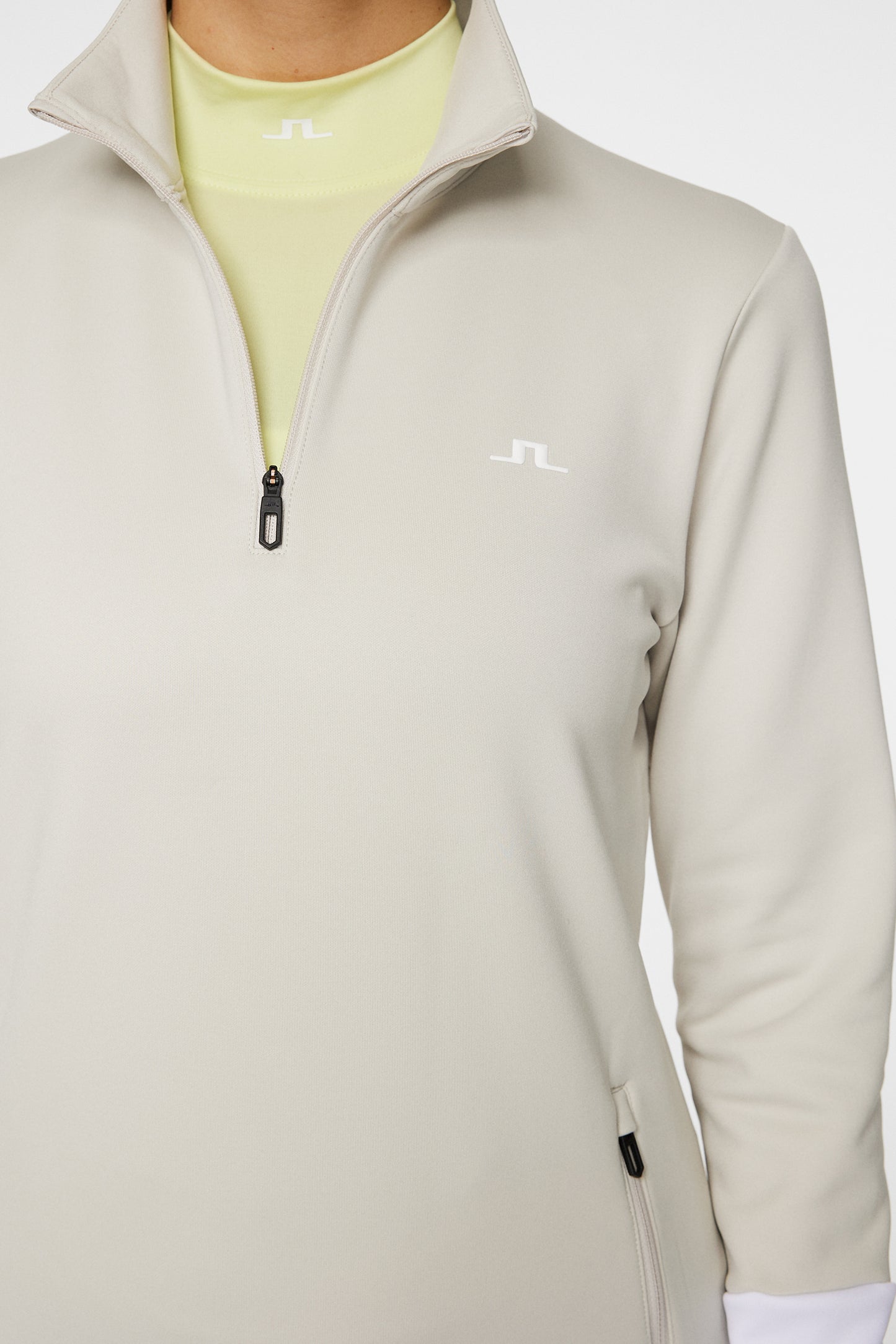 W Aerial Quarter Zip Mid Layer / Moonbeam