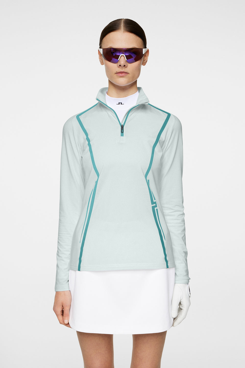 Lina Quarter Zip Mid Layer / Moonlight Jade