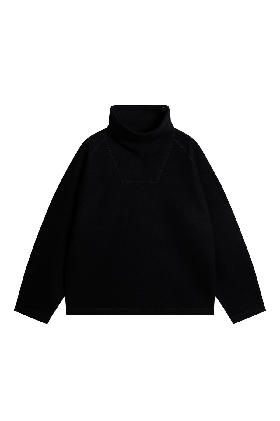 Armond Wool Anorak Sweater / Black