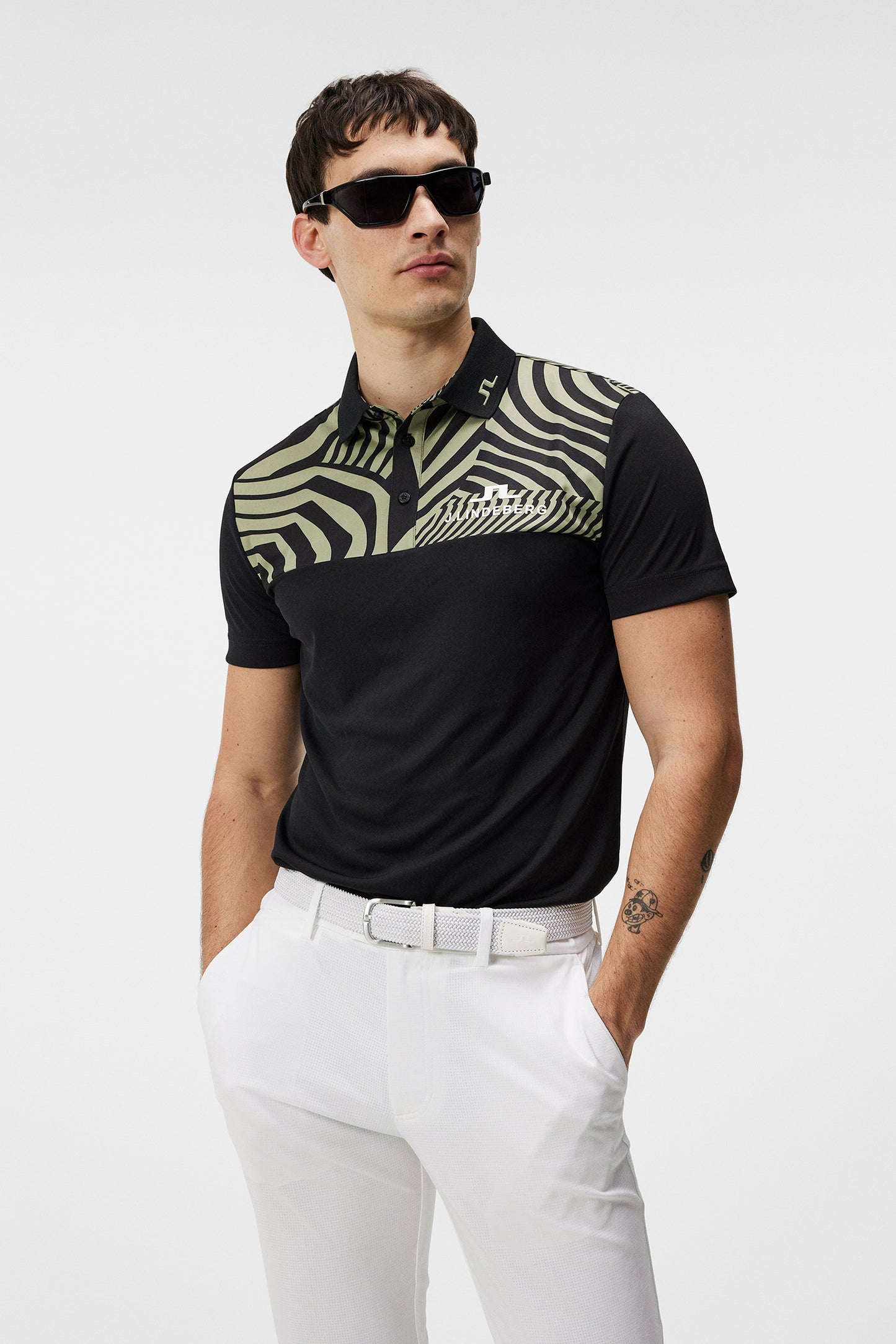 Jeff Tour Golf Polo / Black