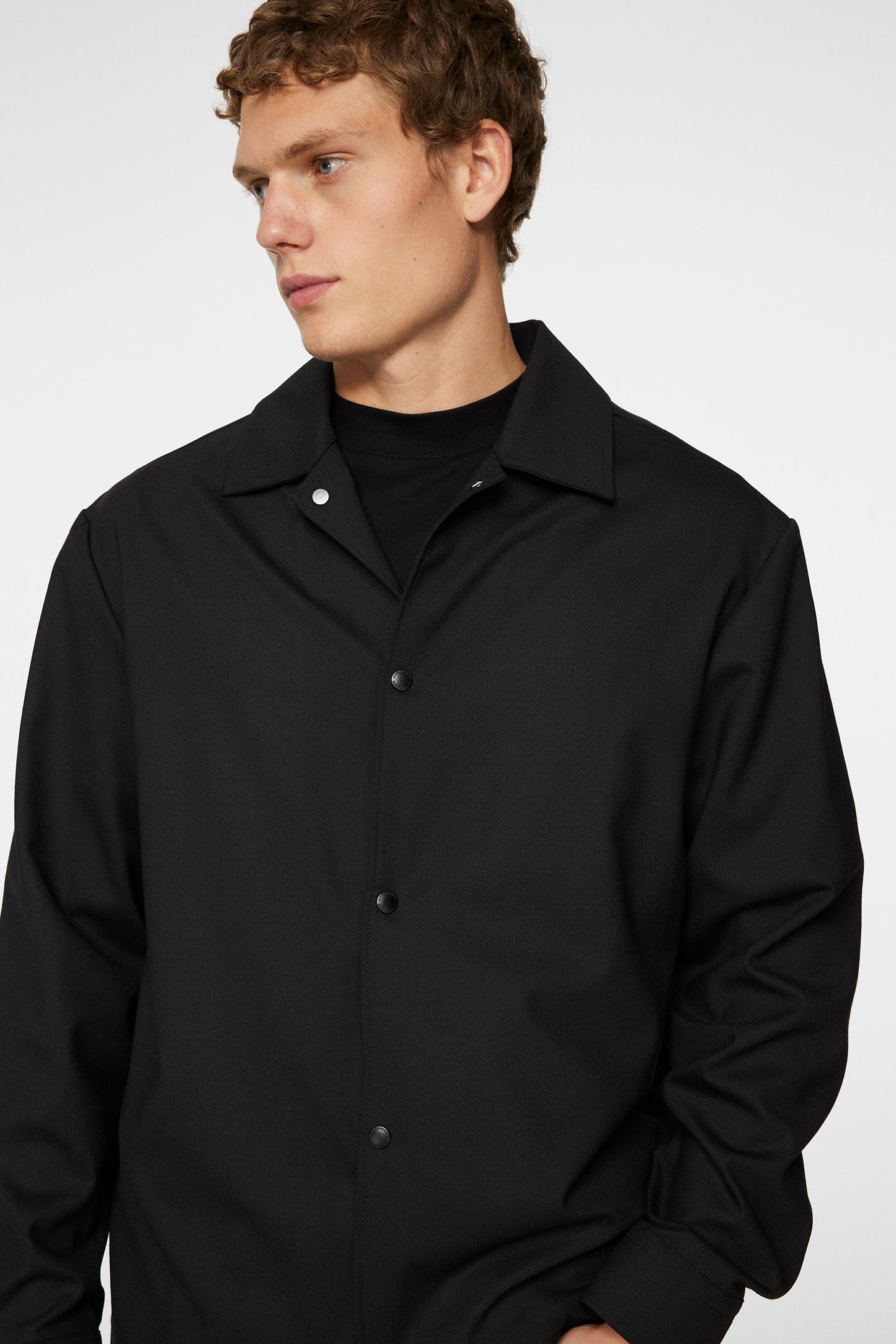 Celian Coach Overshirt / Black