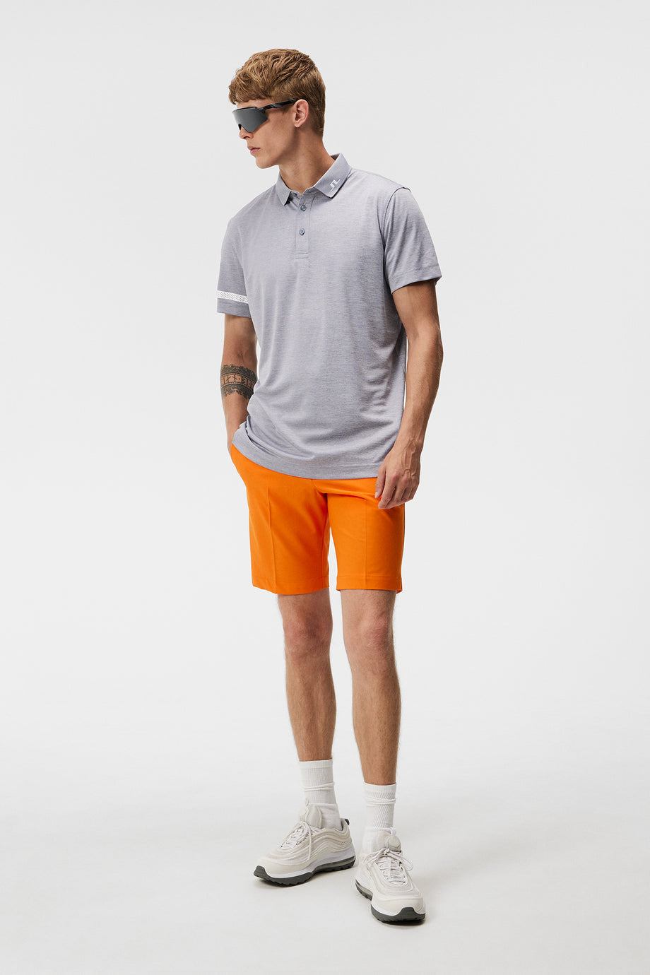 Heath Regular Fit Polo / Grey Melange