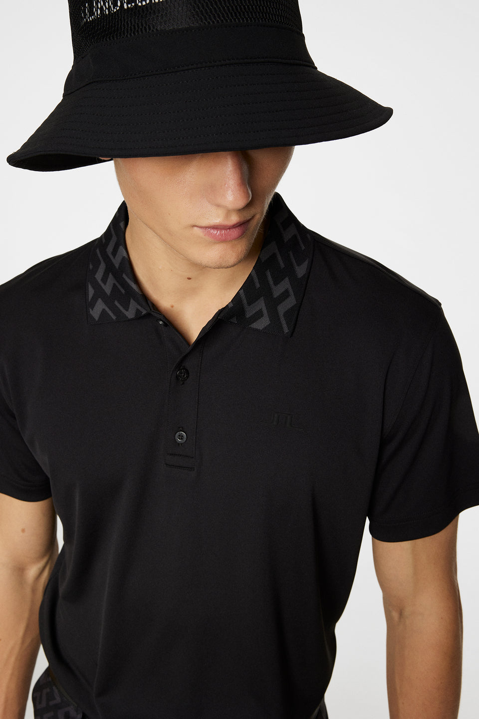 Glen Regular Fit Polo / Black