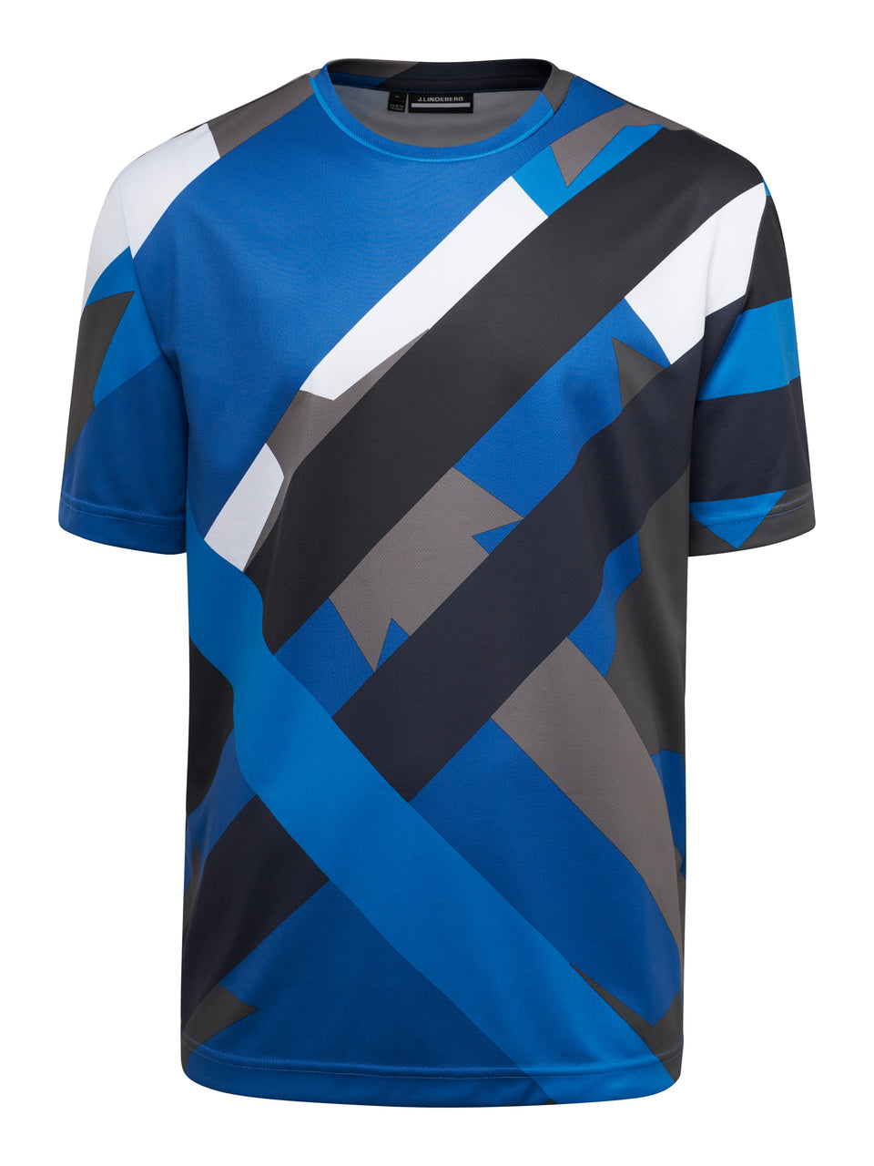 Flag T-shirt / Blue Flag Patchwork