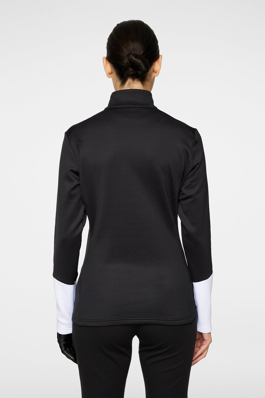 W Aerial Quarter Zip Mid Layer / Black