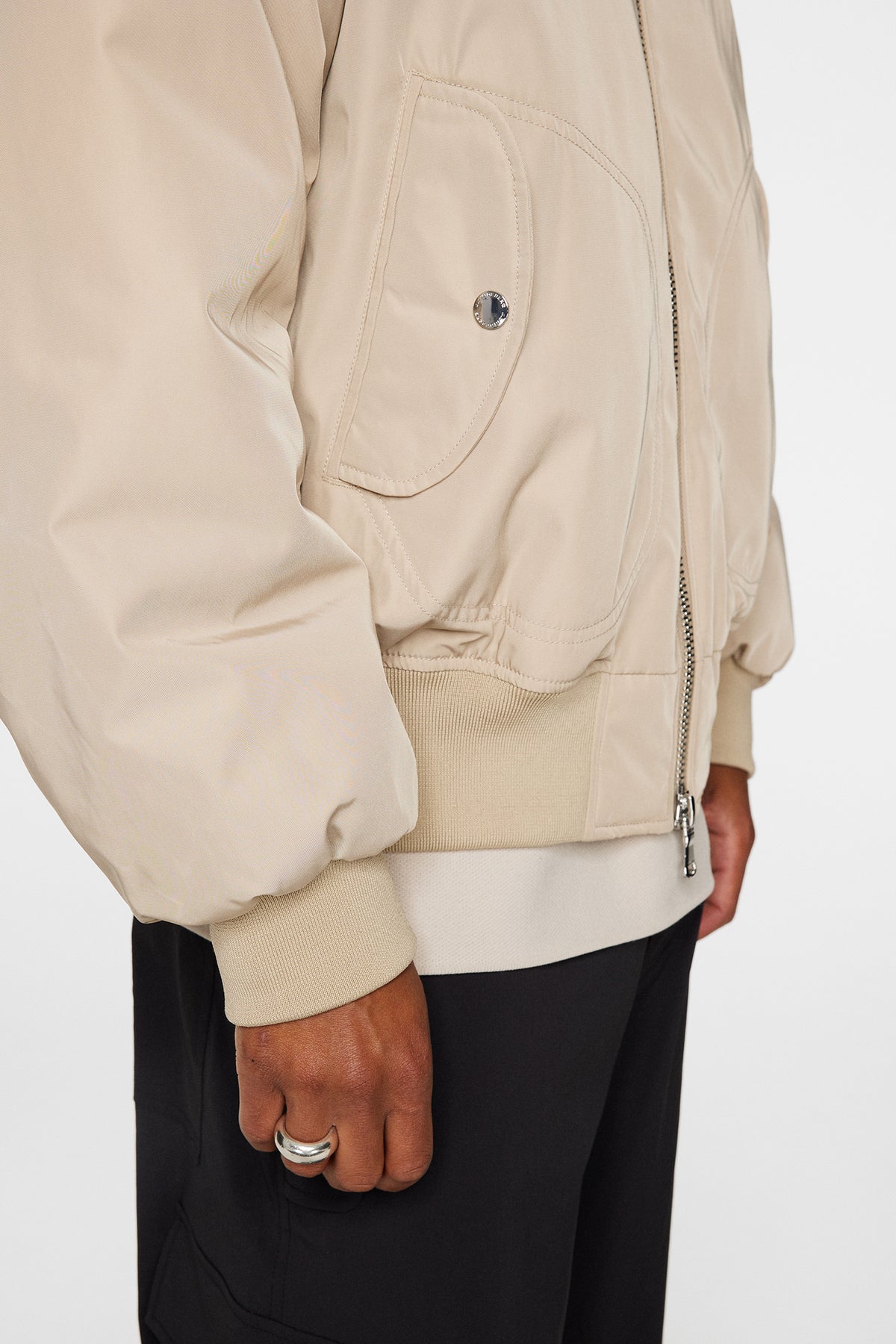 Bradley Bomber Jacket / Moonbeam