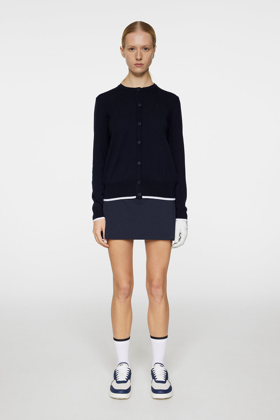 Joanna Knitted Cardigan / JL Navy