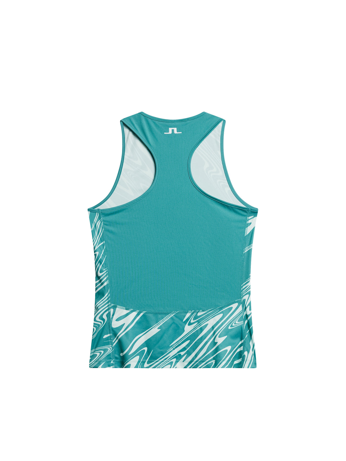 Delia Printed Tank Top / Liquify Teal L