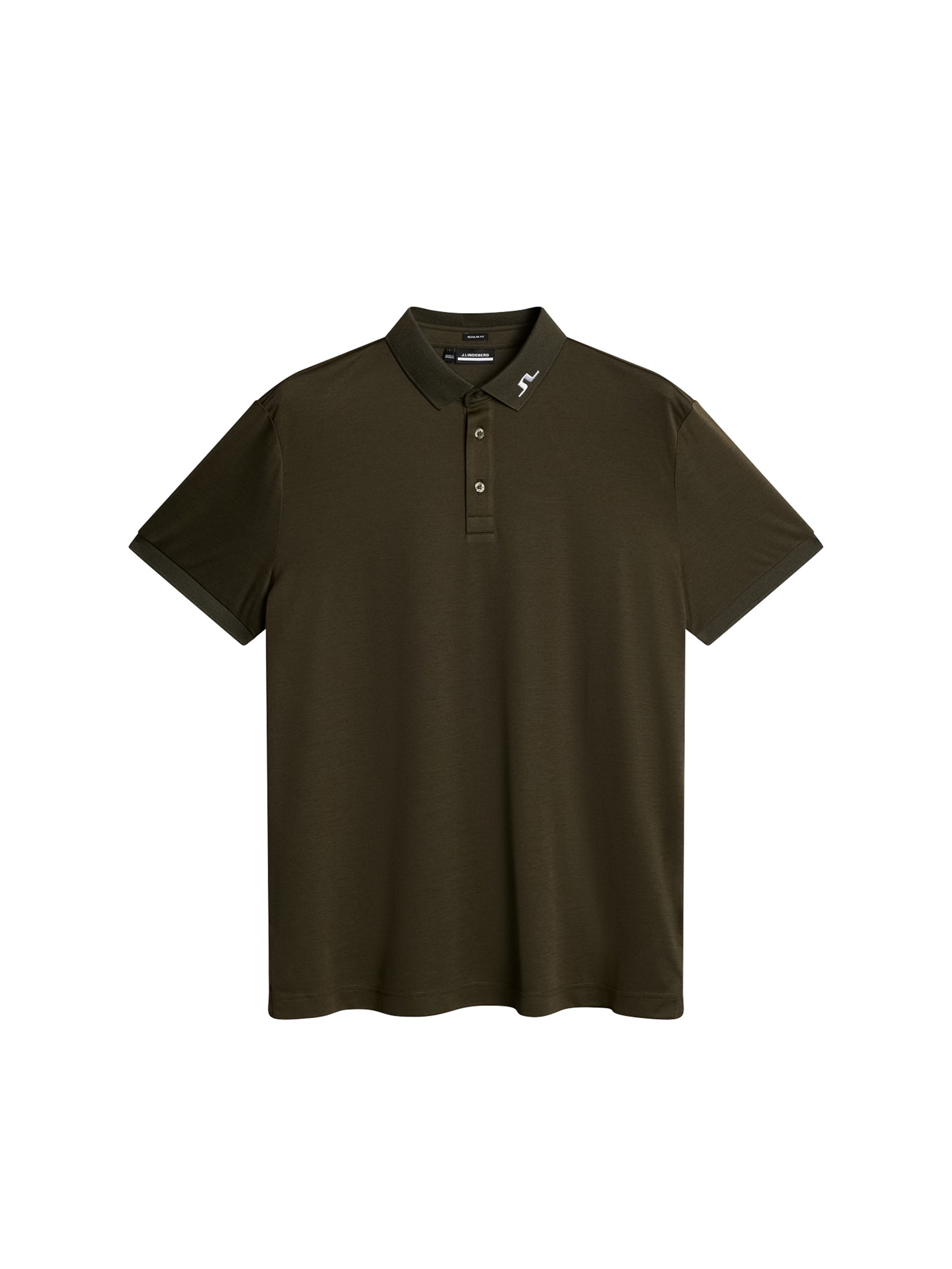 KV Regular Fit Polo / Forest Green Melange – J.Lindeberg