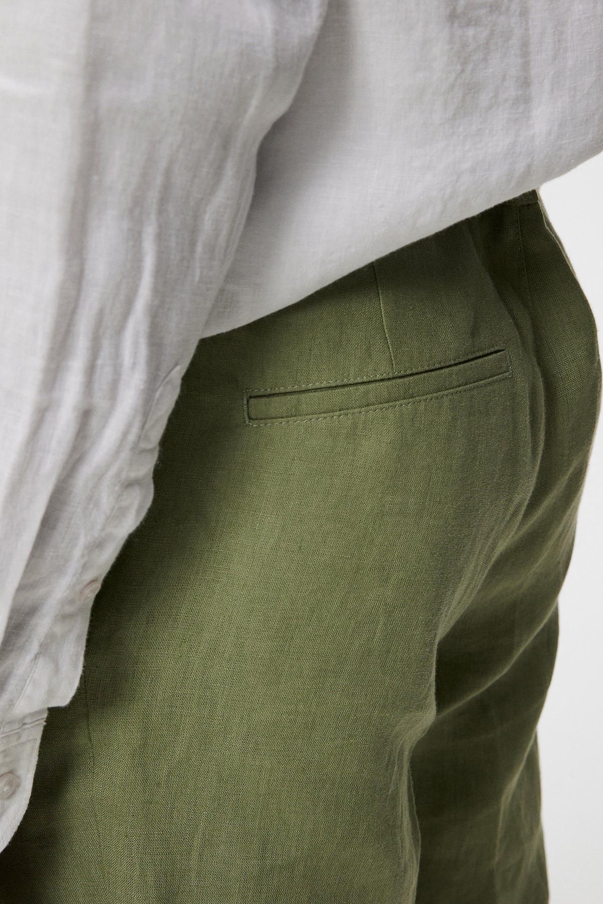 Soren Linen Pants / Oil Green