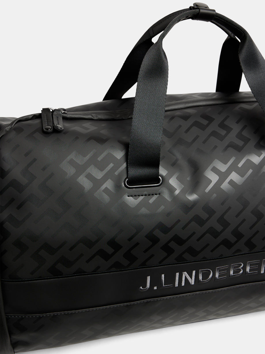 Garment Print Duffel Bag / Black